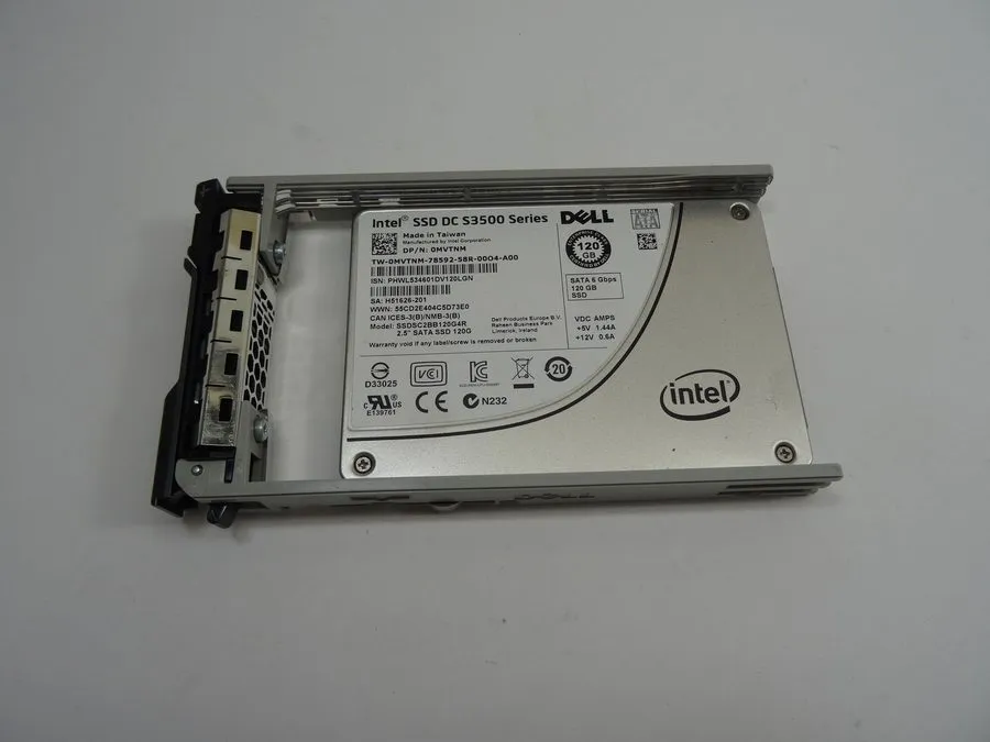 SSD-накопитель MVTNM DELL 120GB 6G SSD 0MVTNM INTEL DC S3500 SSDSC2BB120G4R R720