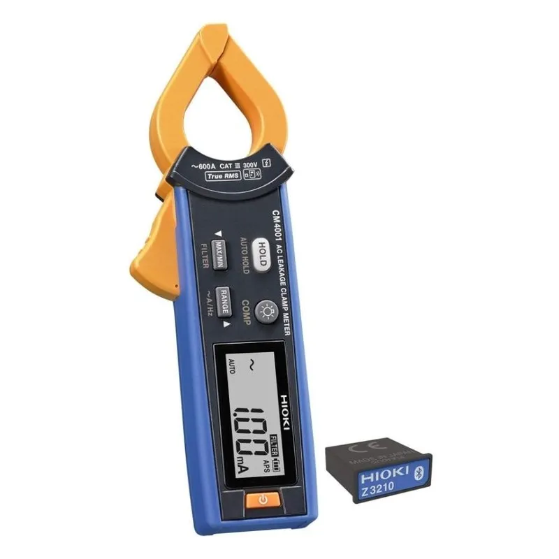Тестер HIOKI CM4001-90 AC Leakage Clamp Meter Wireless Set Z3210 True RMS Tester