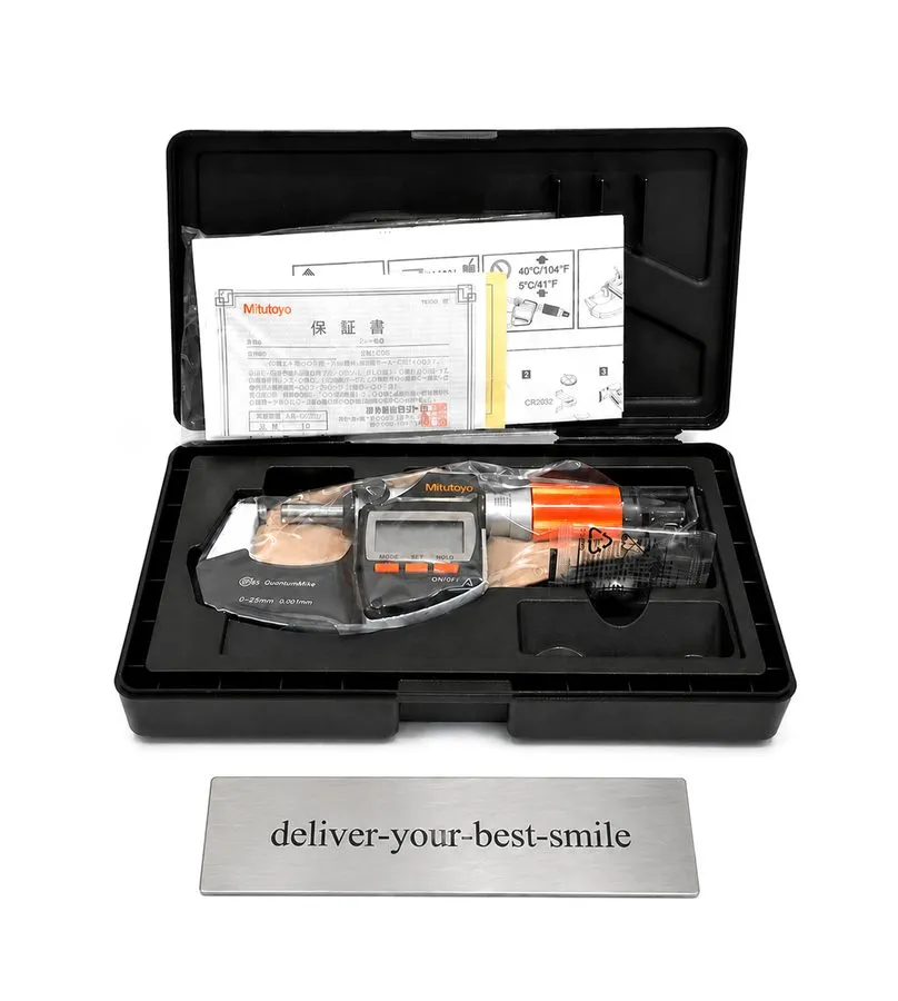Микрометр Mitutoyo QuantuMike MD-E25 293-140-40 Digital Micrometer 0-25mm IP65 J