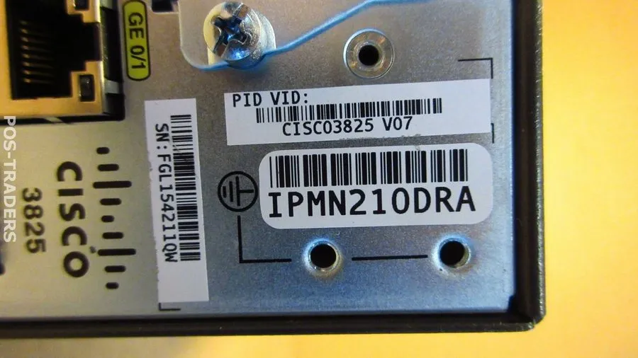 Маршрутизатор Cisco CISCO3825-SEC/K9 3825 v07 3800 Series Integrated Services Se