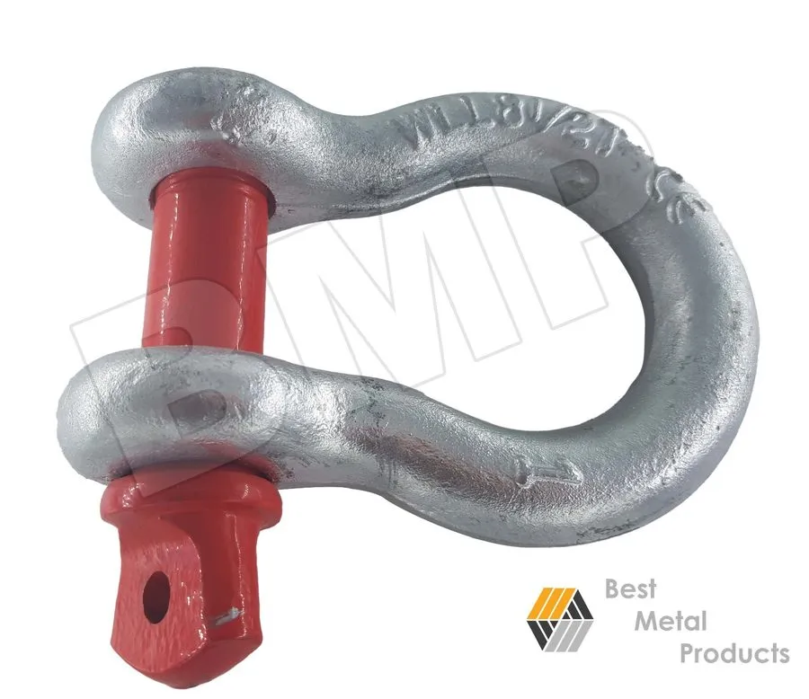 Такелажная скоба 1" Anchor Shackle with Red Pin G209, Forged Steel, 18,700 lbs W — фото лота 1