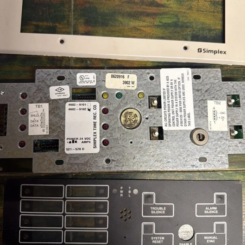Клавиатура Simplex 4602-9102 Fire Alarm Keypad Annunciation