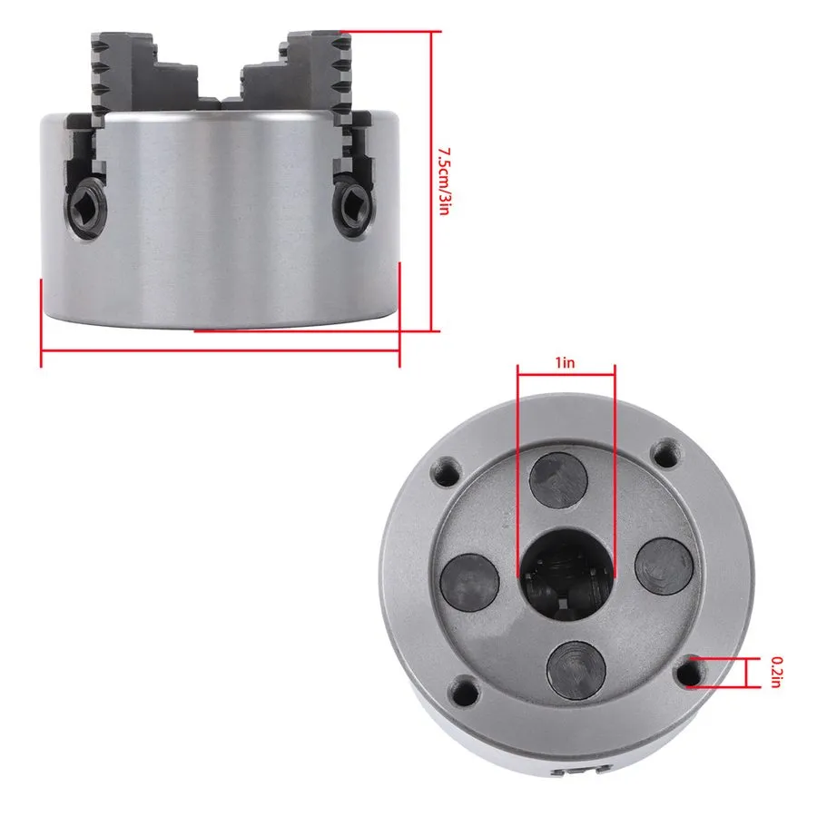 Режущий инструмент 4 Jaw Metal Lathe Chuck Self Centering K72-100 100mm 3.93" Ca