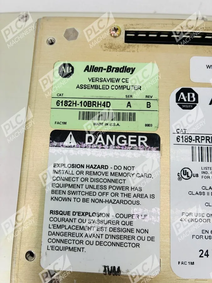 Панель оператора Allen-Bradley 6182H-10BRH4D VersaView CE 1000H Touch/Key HMI Pa — фото лота 2