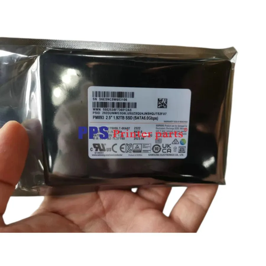 SSD-накопитель Samsung PM893 1.92TB SSD 2.5" SATA 6Gbps MZ-7L31T90 MZ7L31T9HBLT-