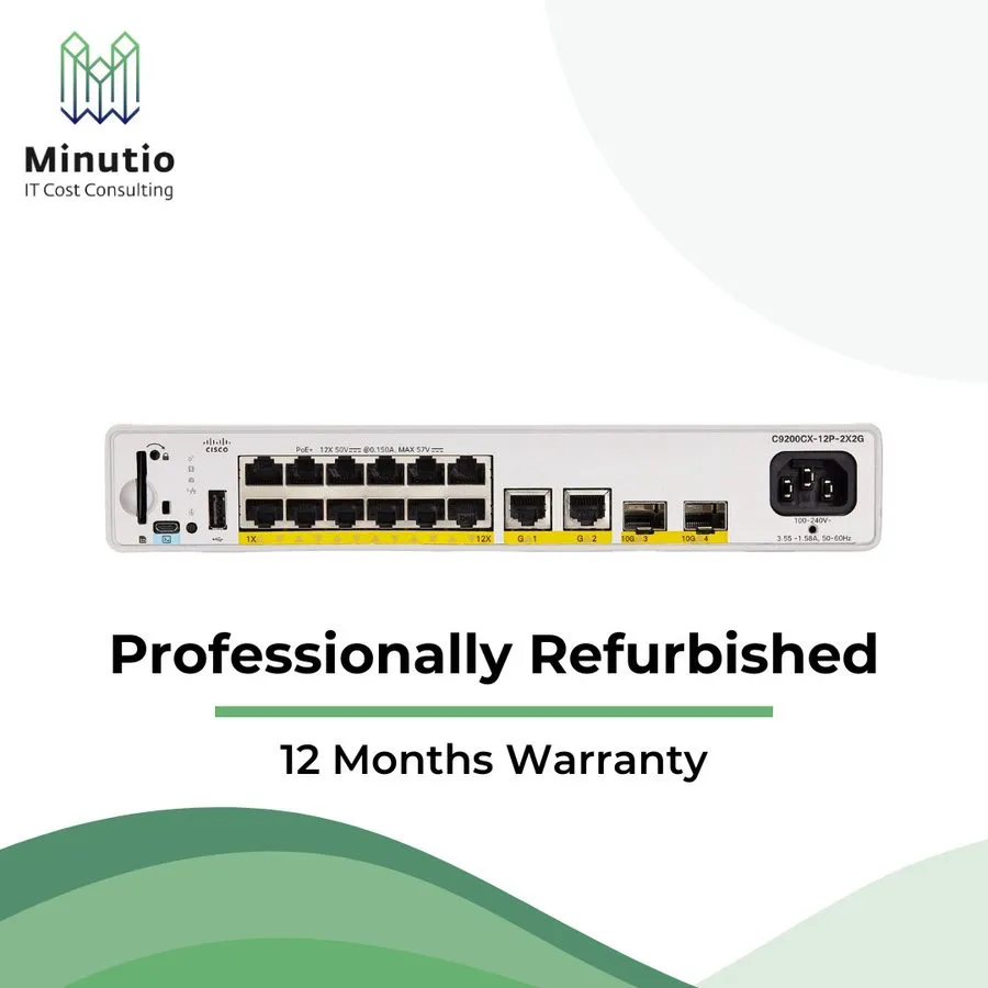 Коммутатор Cisco C9200CX-12P-2X2G-A