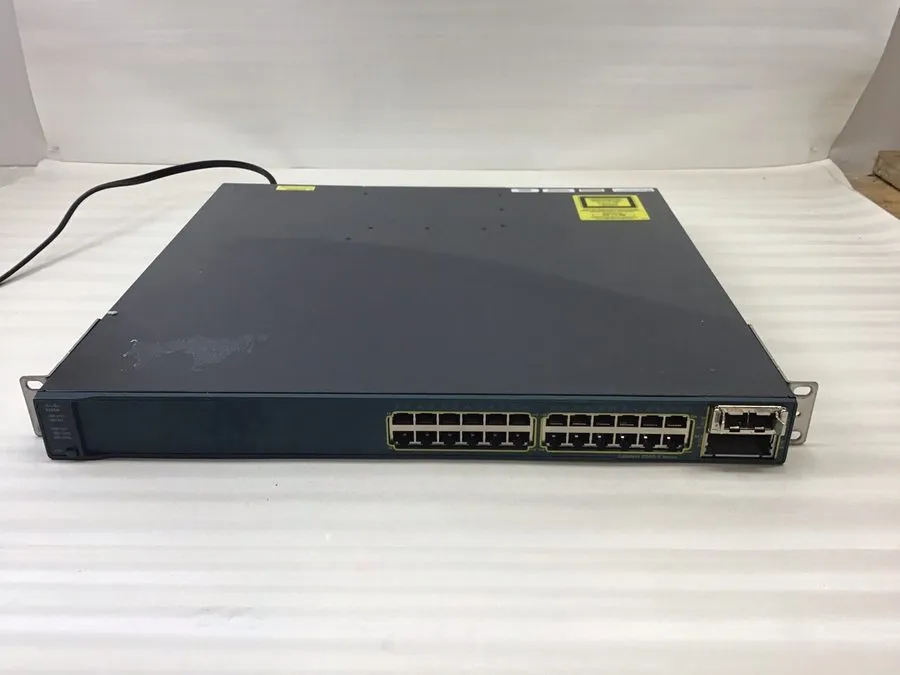 Коммутатор Cisco Catalyst 3560E-TD WS-C3560E-24TD-E 24 Port Gig Switch + 2 X2 10