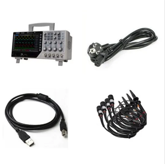 Осциллограф Hantek DSO4254B Digital Storage Oscilloscope 4CH 250MHz 1GSa/s Sampl — фото лота 2