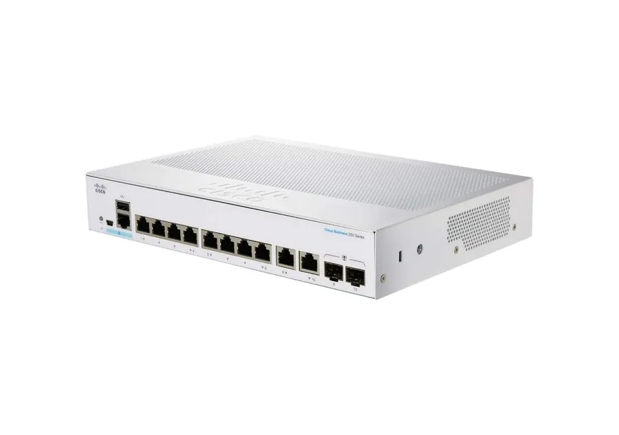 Коммутатор CISCO CBS250-8T-E-2G SEALED NETWORK SWITCH