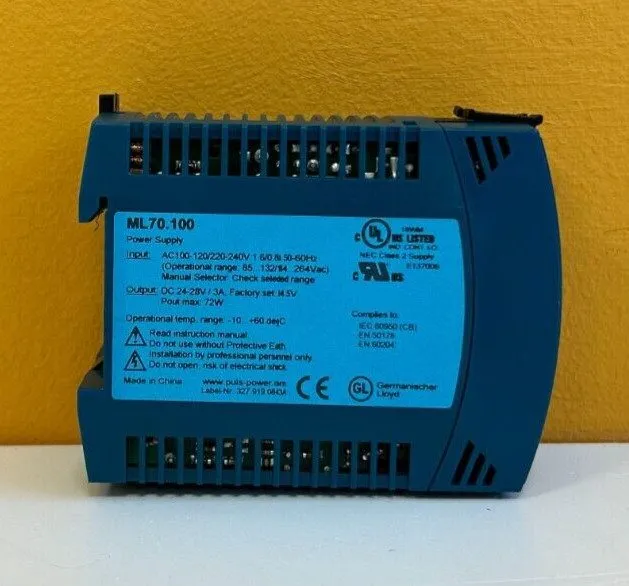 Блок питания PULS ML70.100 MiniLine DIN Rail Power Supply 24VDC 3A 72W