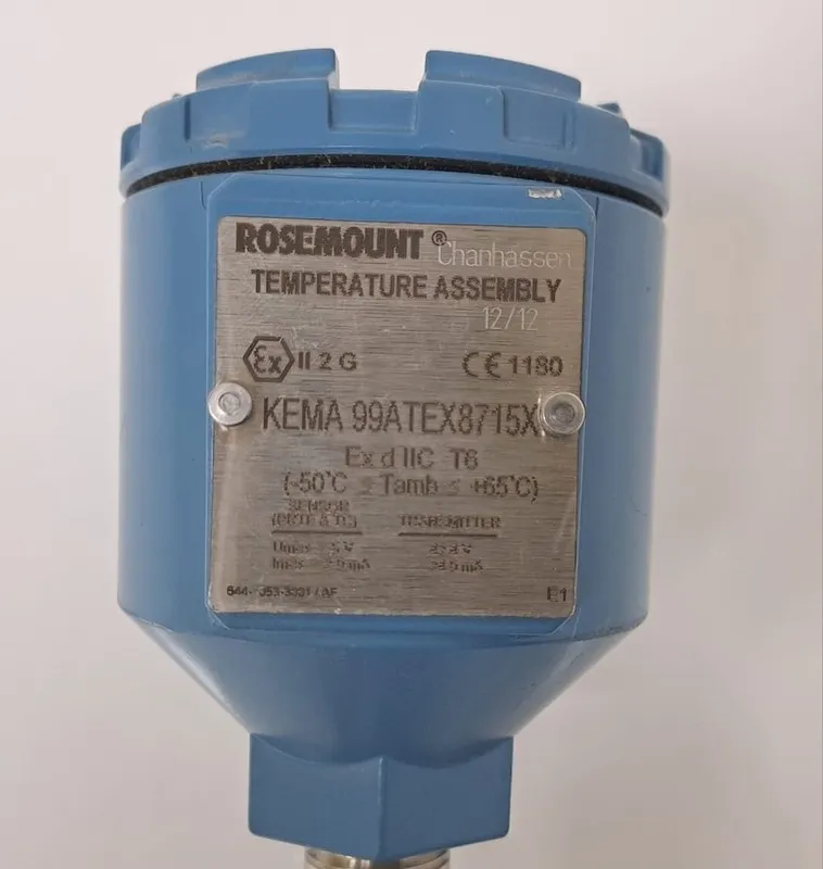 Датчик Sensor de Temperatura Rosemount Kema 99atex8715x 50°C