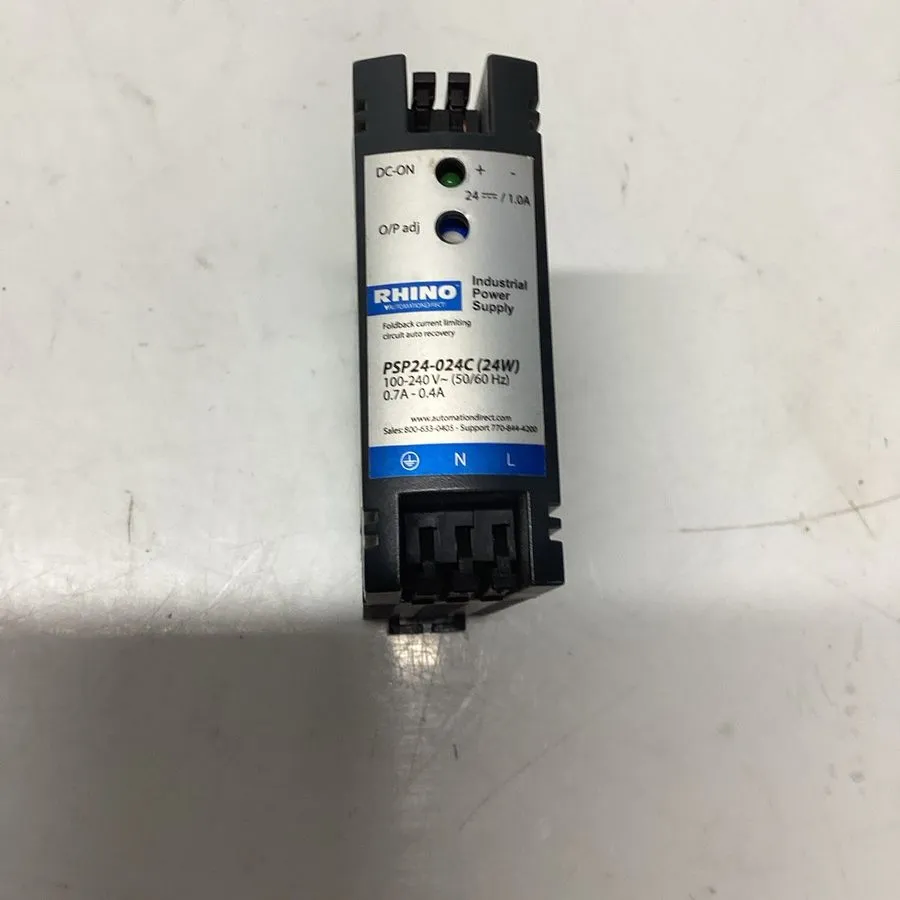Блок питания AutomationDirect RHINO PSP24-024C DIN Rail Power Supply U-620