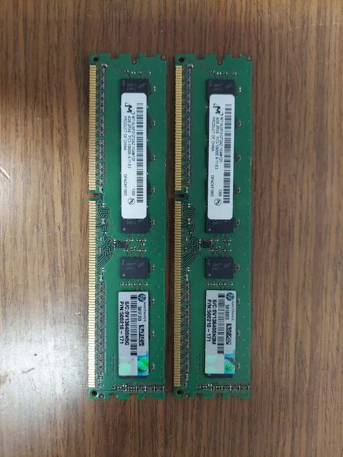 Сервер 8GB 2x4GB PC3-10600E "ECC UDIMM DDR3 Workstation Server HP Dell IBM Mac