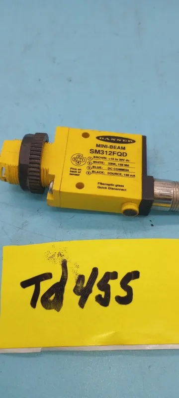 Фотоэлектрический датчик BANNER SM312FQD MINI-BEAM PHOTOELECTRIC SENSOR 10-30VDC