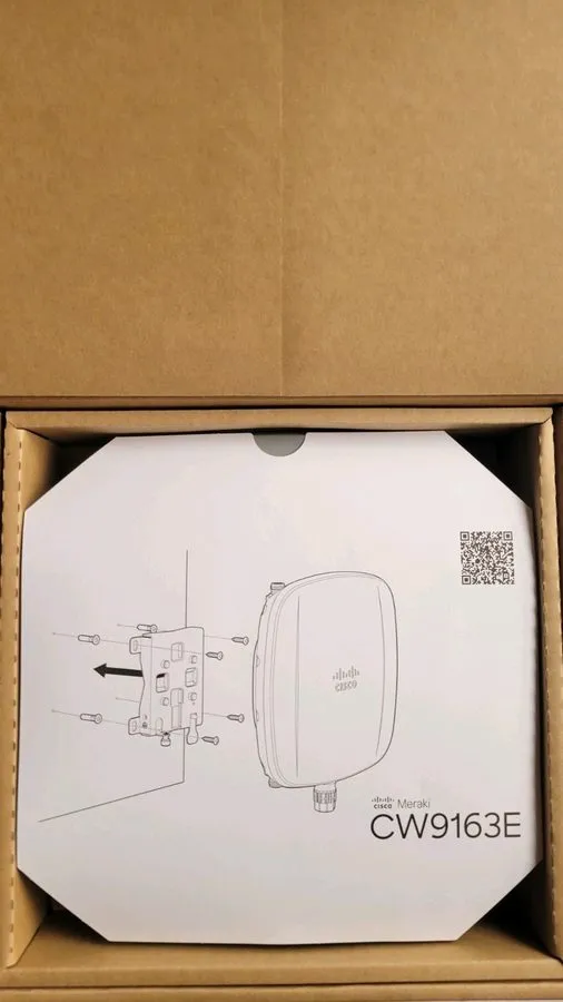 Точка доступа Wi-Fi Cisco Meraki CW9163E-MR Wireless Access Point Wi-Fi 6E, Blue — фото лота 1