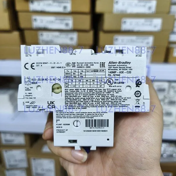 Автоматический выключатель AB 140MP-A3E-C20 Motor Protection Circuit Breaker 16-