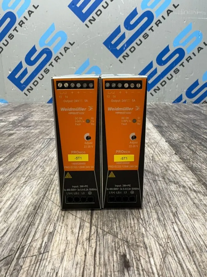 Блок питания Weidmuller 1469530000 / PRO ECO3 120W 24V 5A DIN-Rail Power Supply