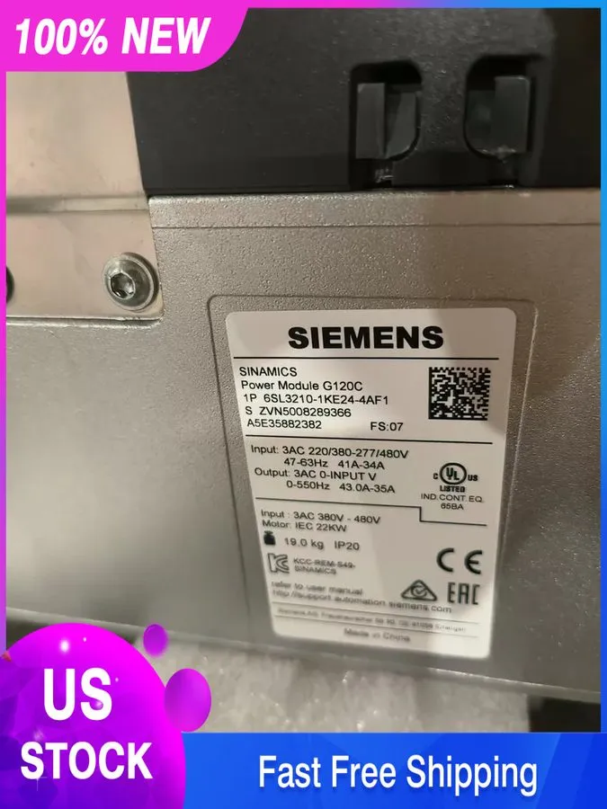 Частотный преобразователь 6SL3210-1KE24-4AF1