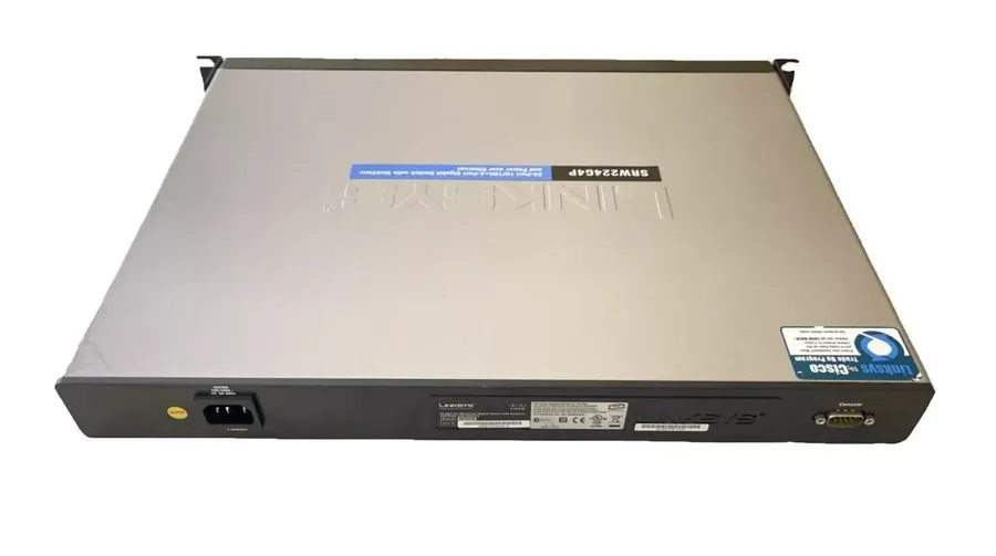 Коммутатор Linksys SRW224G4P-K9 24-Port 10/100 PoE + 4 Port Gigabit Switch WebVi — фото лота 1