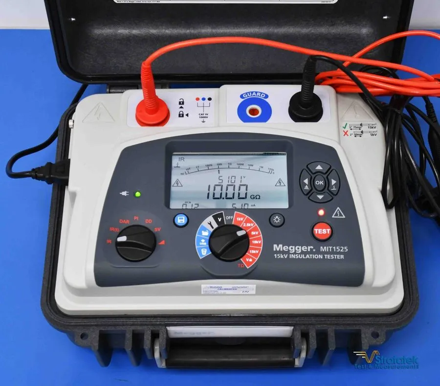 Тестер Megger MIT1525 15 kV High Voltage Insulation Resistance Tester