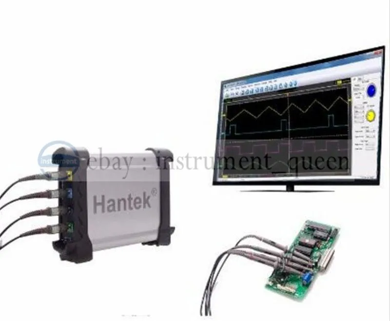 Осциллограф HANTEK DSO3204A PC USB Digital Oscilloscope 4 Analog Channels 200MHz