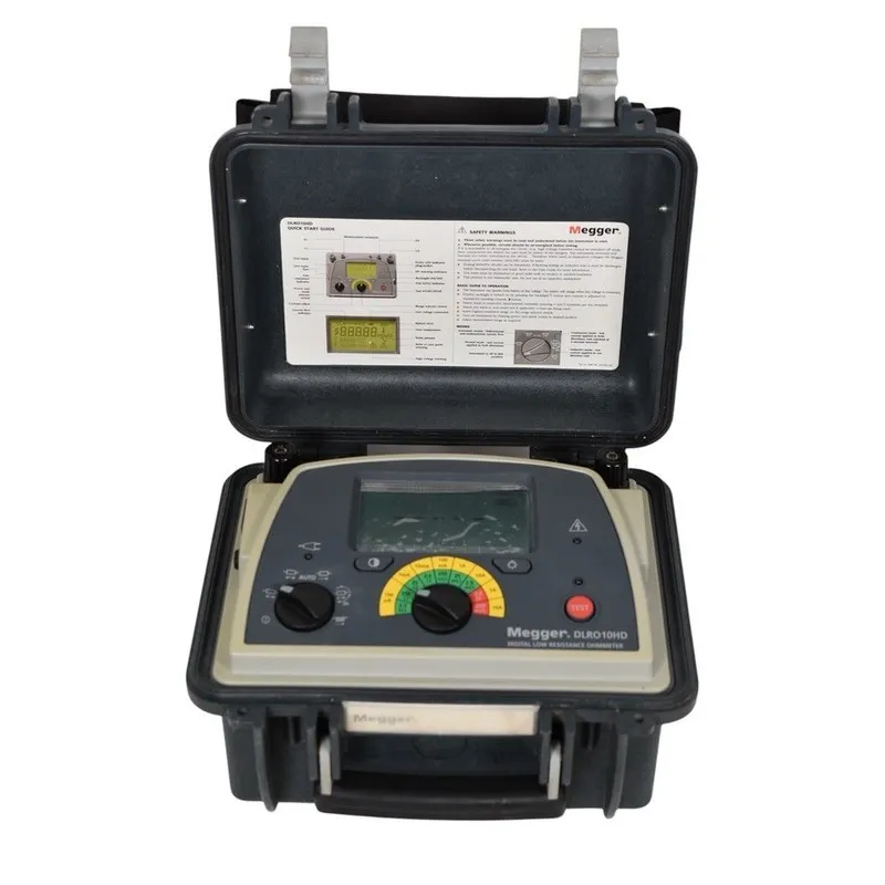 Тестер Megger DLRO10HD Digital micro ohmmeter Low resistance ohmmeter
