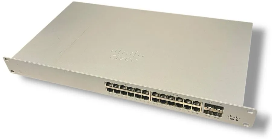 Коммутатор Cisco Meraki MS120-24P 24-Port Rack-Mountable Ethernet Switch UNCLAIM