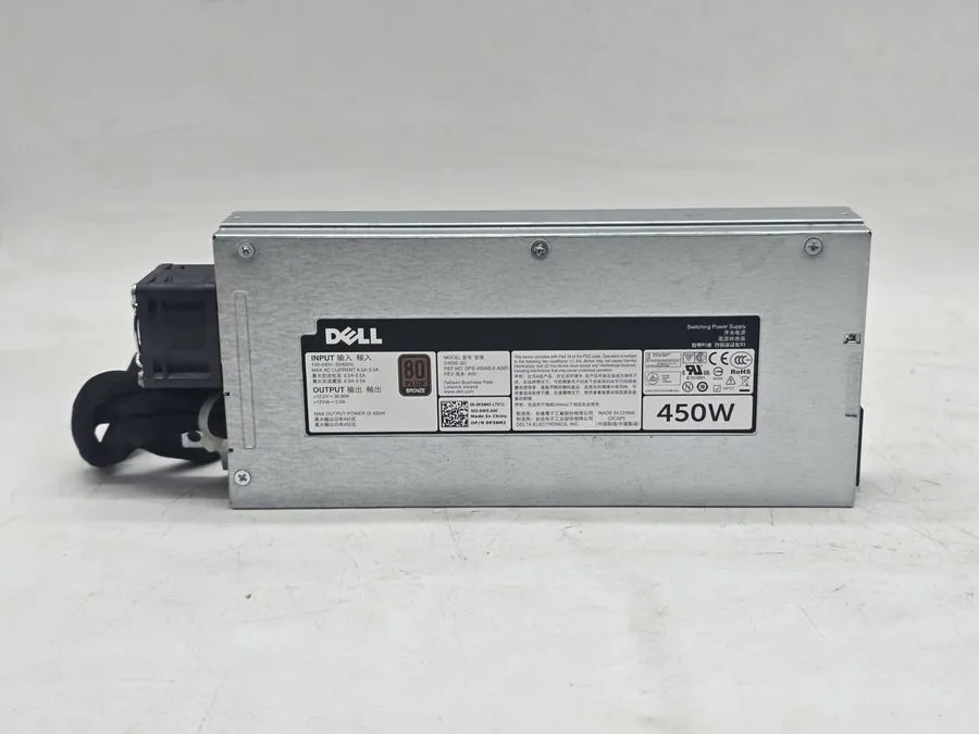 Блок питания Dell P34M3 450W Server Power Supply D450E-S0 PowerEdge R430 80+ Bro