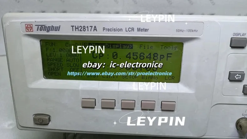 Тестер Tonghui TH2817A High-speed LCR Meter 10 Frequencies 50Hz-100kHz-fulltest