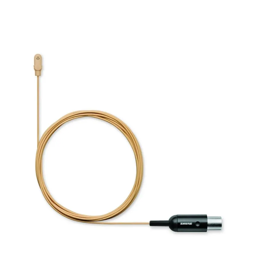 Микрофон Shure DL4T/O-MTQG-A DuraPlex Omnidirectional Lavalier Microphone, Tan — фото лота 1