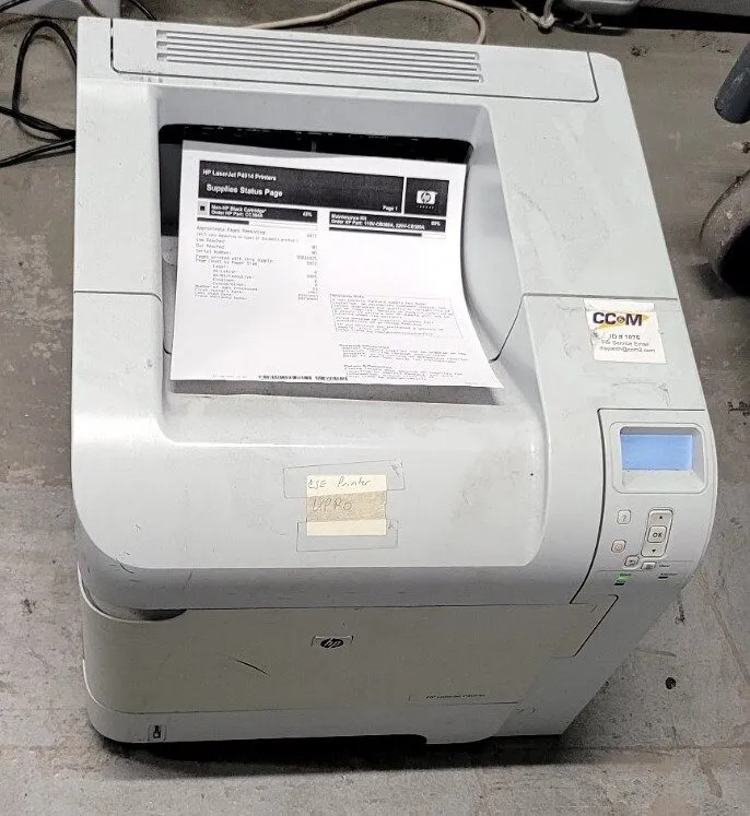Лазерный принтер HP Laserjet P4014n Laser printer *Professionally Cleaned & Serv