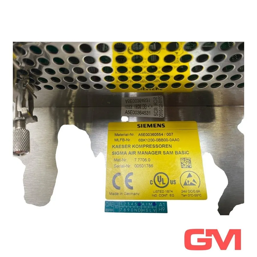 Пневмооборудование Siemens Kaeser Control Panel Sigma Air Manager Basic 6BK1200-