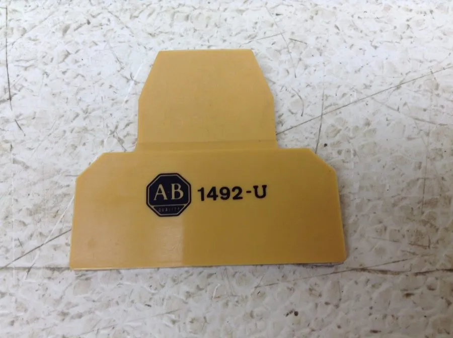 Клеммник [Bag of 25] Allen Bradley 1492-U Yellow Wire Terminal End Phoenix D-UKK