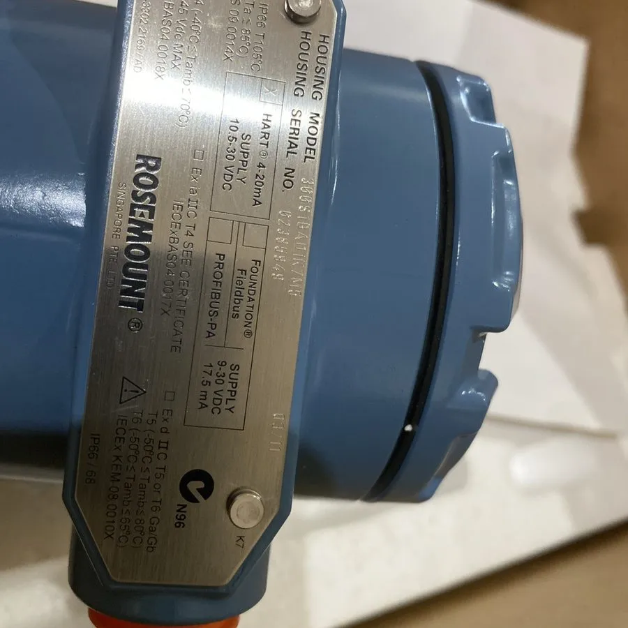 Датчик давления ROSEMOUNT 3051S2TG2A2E11A1BB4D1K7M5 PRESSURE TRANSMITTER — фото лота 1