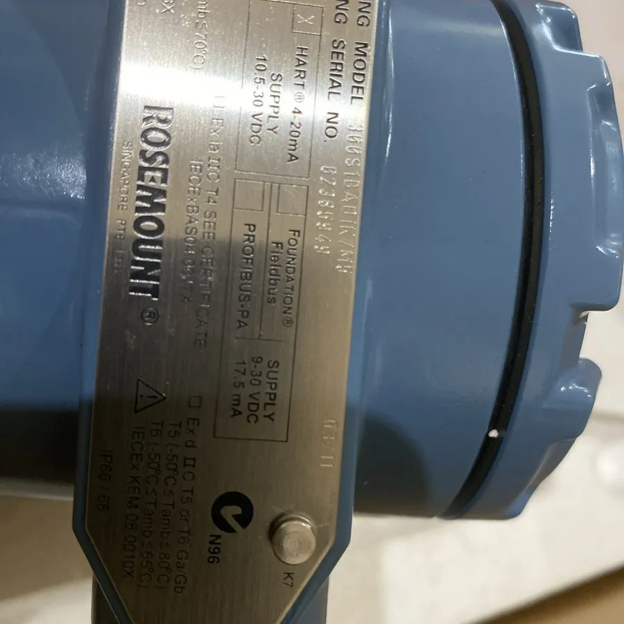 Датчик давления ROSEMOUNT 3051S2TG2A2E11A1BB4D1K7M5 PRESSURE TRANSMITTER — фото лота 2