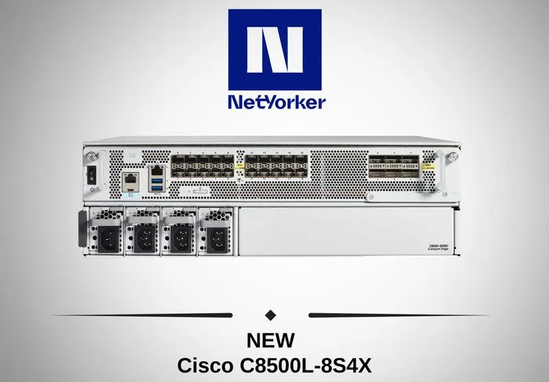 Маршрутизатор Cisco C8500L-8S4X CISCO 8500 8 X 1GE, 4 X SFP, 4 X 10GE