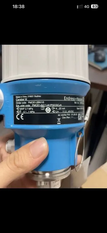 Датчик давления Endress+Hauser PMC51-25N1/0 Pressure Transmitter