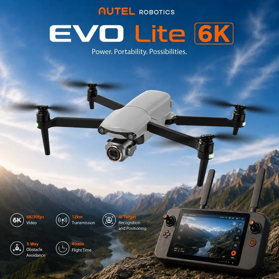 Дрон Autel Robotics EVO Lite Enterprise Series 6K 2026NEWEST