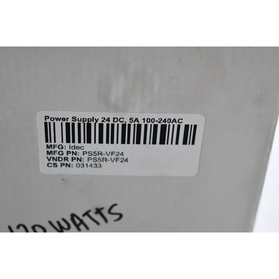 Блок питания IDEC PS5R-VF24 120W 24VDC 5A DIN Rail Power Supply Universal Input
