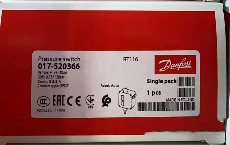 Датчик давления DANFOSS RT116 017-520366 Pressure Transmitter