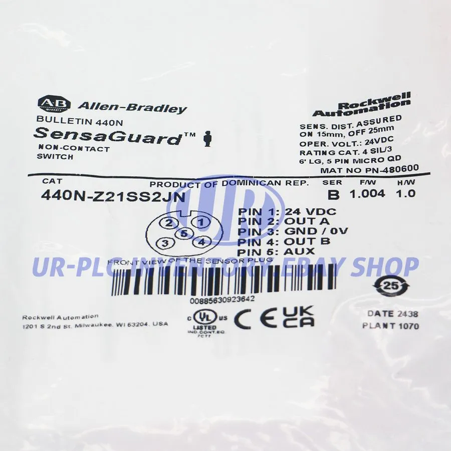 Реле безопасности Allen Bradley 440N-Z21SS2JN Guardmaster 440N Non Contact Switc