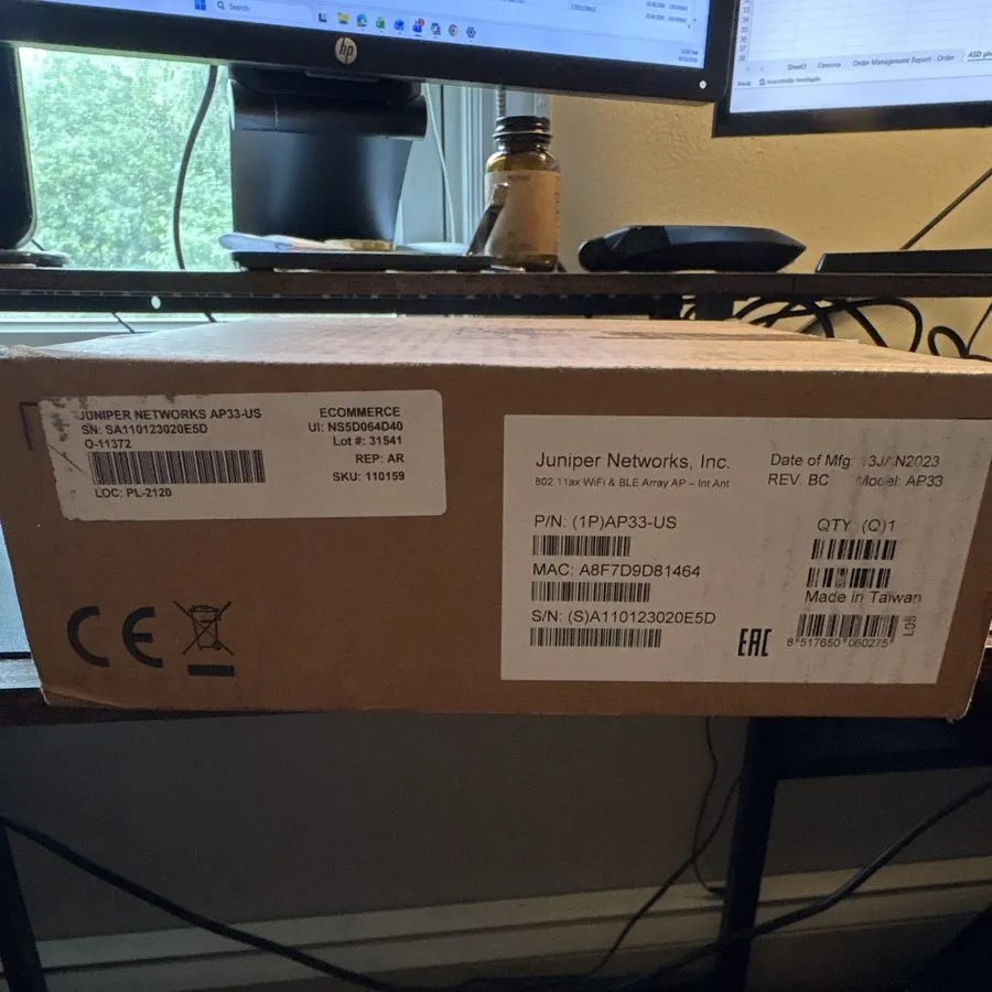 Точка доступа Juniper Networks AP33-US WiFi 6 802.11ax Dual-Band Access Point Wh