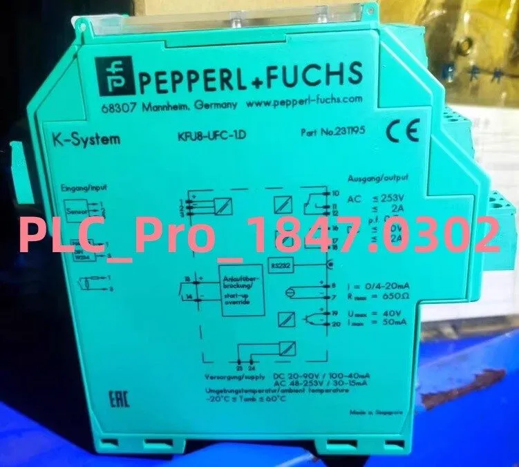Датчик Pepperl+Fuchs KFU8-UFC-1.D Signal Isolator Safety Barrier