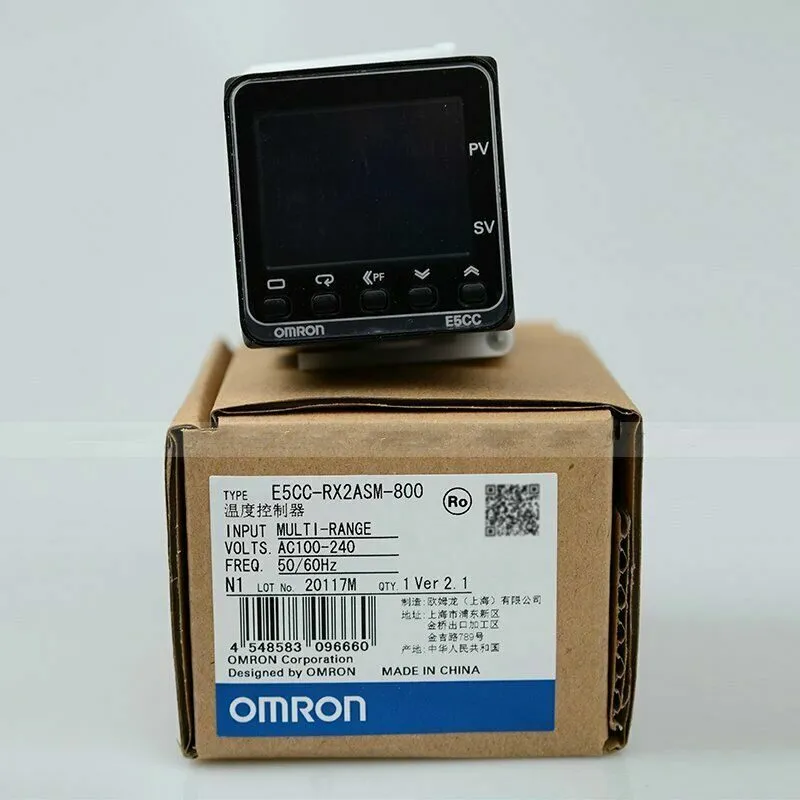 Датчик температуры OMRON E5EC-RX2ASM-800 TEMPERATURE CONTROLLER 100-240VAC PLC M