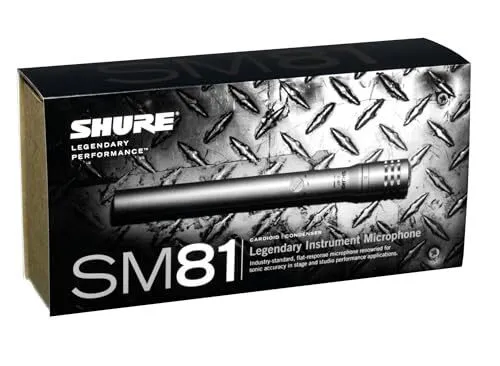 Микрофон Shure SM81-LC Cardioid Condenser Instrument Microphone