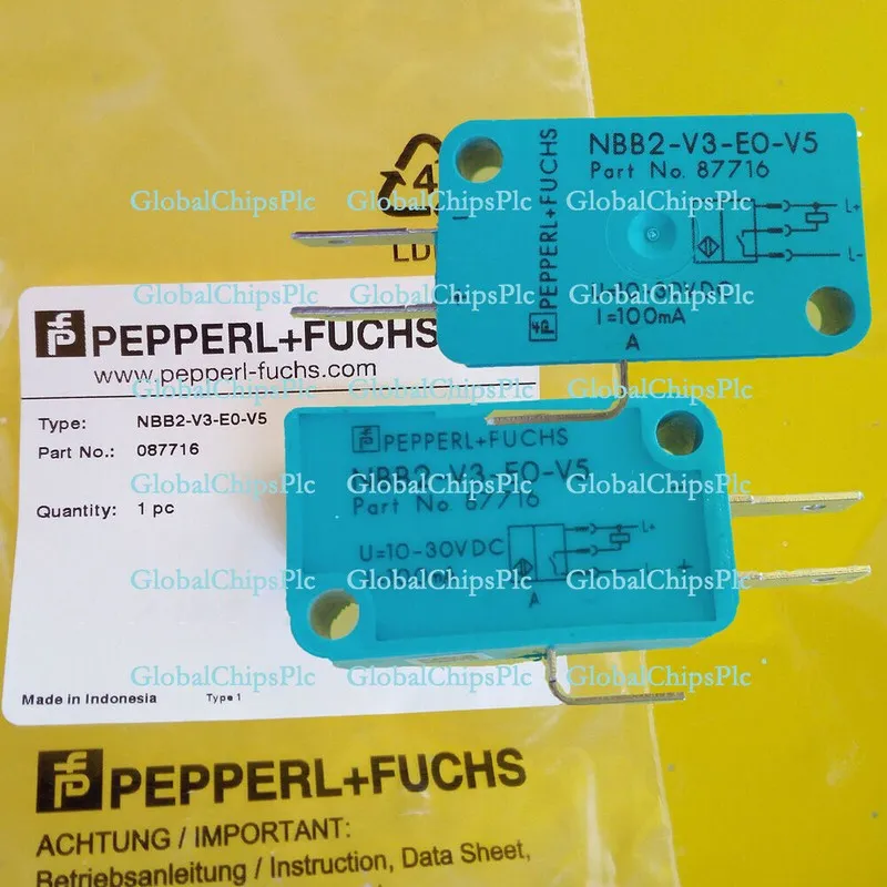 Датчик приближения Pepperl+Fuchs NBB2-V3-E0-V5 Inductive Proximity Sensor 10-30V