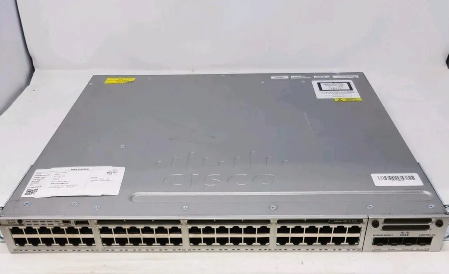 Коммутатор Cisco WS-C3850-48P-L 48 Port Gigabit PoE+ Switch w/ C3850-NM-2-10G