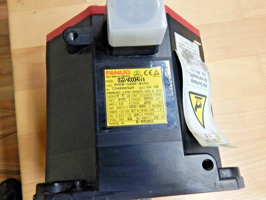 Серводвигатель A06B-0266-B100 Fanuc AC Servo Motor