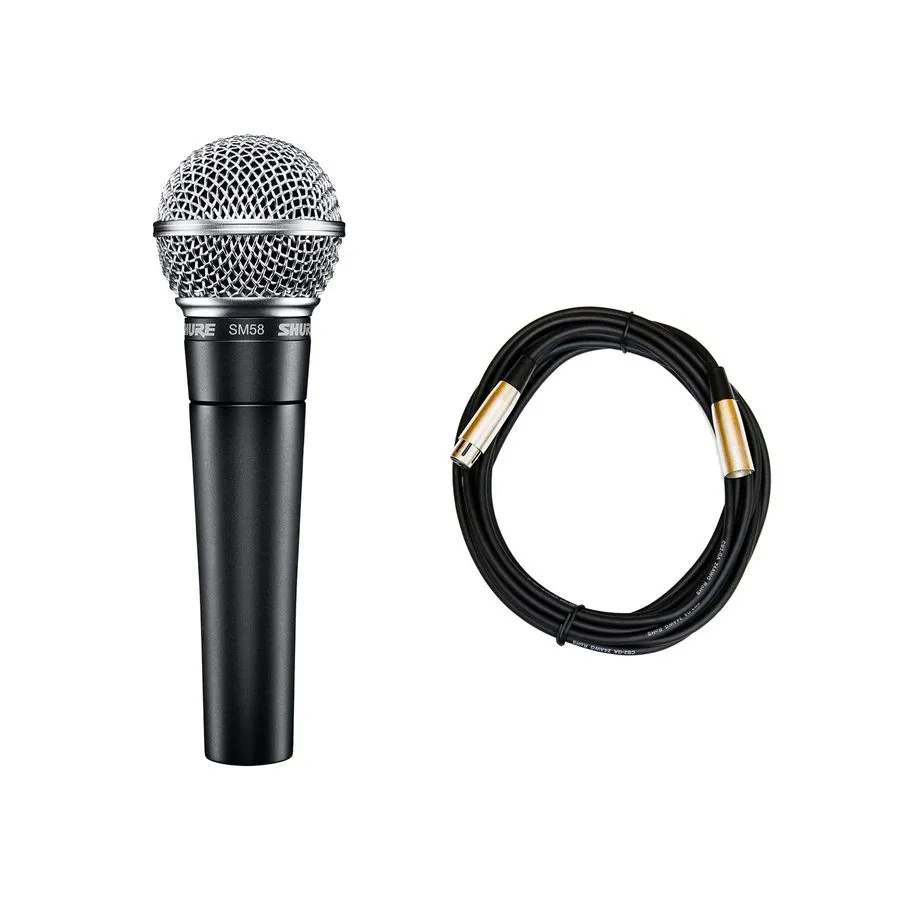 Микрофон Shure SM58 Microphone 2-Pack with 20-foot XLR Cables