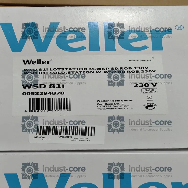 Паяльная станция WELLER WSD81i Digital SOLDERING STATION 95W 230/24V